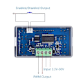 Miniatyrbild 3 av 5: ZK-PP1K Dubbelläges Signalgenerator LCD PWM 1Hz-150KHz Pulsfrekvens Driftcykel Justerbar Fyrkant W