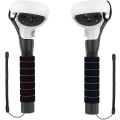 Miniatyrbilde 1 av 5: Dobbelte håndtak forlengelsesgrep for Oculus Quest, Quest 2 eller Rift S-kontrollere for å spille Beat Saber-spill