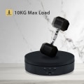 Miniatyrbillede 5 af 5: 14,6 cm automatisk elektrisk drejeskive 360 graders roterende displaystativ, sort