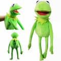 Barn julklapp 22\" Kermit The Frog Handdocka Mjuk plysch dockleksak.