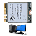 Pikkukuva 2 / 5: Langaton verkkokortti MT7921 MT7921k 2.4Ghz/5Ghz 160Mhz Bluetooth-yhteensopiva