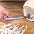 Miniatyrbilde 5 av 5: 1. st, kokosnøttkjøttfjerningskniv, kokosnøttbarbermaskin i rustfritt stål, kokosnøttkjøtthøvel, fiskeskjellfjerner