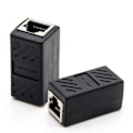 Miniatyrbilde 2 av 3: 2 stk. Kabel Ethernet Hunn til Hunn Kobling Kabel Rj45 Splitter Ethernet Adapter Forlenger Rj45 Forlenger