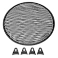 Pikkukuva 2 / 5: 12 Tuuman Kaiuttimen Ristiritilä Rauta Subwoofer Kaiutin Ympyrä Peite Äänen Verkko Suoja Vartio Autolle RV