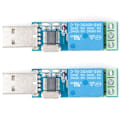 Miniatyrbild 1 av 5: 2x Usb-relämodul Usb intelligent kontrollbrytare Usb-brytare för elektronisk omvandlare av typ Lcus-1