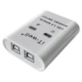Miniatyrbillede 1 af 5: USB Printer Delingsenhed, 2 Ind 1 Ud Printer Delingsenhed, 2-ports Manuel Kvm Switching Splitter