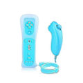Miniatyrbilde 1 av 5: Blå Wii Fjernkontroll for Wii og Wii U Konsoll