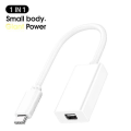 Miniatyrbillede 1 af 4: 1x Thunderbolt 3 til Thunderbolt 2 Adapter Type C Kabel Usb Til Macbook Air Pro Bedste Gave