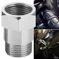 Miniatyrbillede 2 af 5: 2 stk. O2-sensor afstandsholder gevindskåret universel M18 X 1,5 bilmotorlys iltsensor forlængeradapter