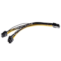 Pikkukuva 1 / 4: 559 8-nastainen - 2x PCIE 8(6+2)-nastainen CPU-näytönohjaimen virranjakokaapeli