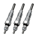 Miniatyrbillede 2 af 5: 3 stk. 15951-65510 1595165510 15951-65512 Glødeplugs til Kubota Motor D650 D750 D 10mm