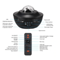 Miniatyrbilde 3 av 4: Stjerneprojektor med Bluetooth-høyttaler - Din egen galakselampe i flere farger