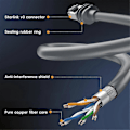 Miniatyrbilde 5 av 5: For Starlink GEN3/V3 Erstatnings Nettverkskabel (15m)