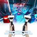 Miniatyrbilde 5 av 5: Dobbelte håndtak forlengelsesgrep for Oculus Quest, Quest 2 eller Rift S-kontrollere for å spille Beat Saber-spill
