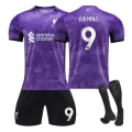 Miniatyrbilde 1 av 4: 2324 Liverpool 2. drakt bortetreningsett Jersey Sports Team Uniform Herre- og damefotballuniform NO.9 3XL