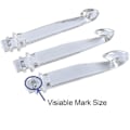 Pikkukuva 3 / 7: Valaistu virkkuukoukkusetti, 9 kokoa vaihdettavat päät 2,5 mm - 6,5 mm ergonomisilla kahvoilla, ladattavat valaistut virkkuukoukut täydellinen setti A