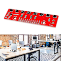 Miniatyrbilde 2 av 5: 8-kanals IR-infrarød sporingsensor modul barriere linjesporingssensor modul