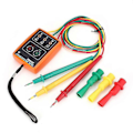 Miniatyrbillede 4 af 5: Ny 3-Fase Sekvens Rotations Tester Indikator Detektor Måler LED Buzzer Med Bærbar Pose TD-LED