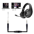 Miniatyrbilde 2 av 5: 1,5 m kabel lydkabel hodetelefoner erstatning for Hyperx Cloud for Alpha/flight