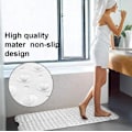 Miniatyrbillede 3 af 5: Badekar skridsikker tæppe PVC-100*40cm lys farve 1 stk