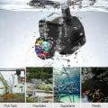 Miniatyrbilde 5 av 5: 15w 800l/t Fontene Pumpe Dam Pumpe Vannlek Pumpe Hage Pumpe Pumpe Fontene Med 12 Led
