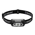 Miniatyrbilde 1 av 4: 500 Lumen USB-oppladbar hodelykt, superlys LED-hodelykt for løping,