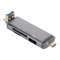 Miniatyrbillede 2 af 5: Kortlæser USB C Micro USB OTG 5Gbps Ultra Slim Plug and Play til telefon PC bærbar computer