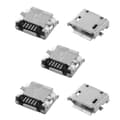 Miniatyrbillede 1 af 5: 5 stk. Usb Micro Type-b 5pin Hun Jack Smt Sockel Overflademontering