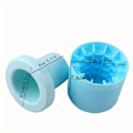 Miniatyrbillede 1 af 5: 1. st, Ice Grid Silikon Fryst Ice Form Snabbfrys Ice Cup Is Ice Box Hushålls Ice Hink Is Box Cylinder Cup Hink  Blå Cylinder Ice Cube Form
