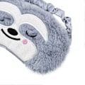 Miniatyrbild 3 av 5: Sovmask, Söt Sengångare Roligt Djur Mjuk Fluffig Plysch Sovmask Ny Blindfold Andningsbar Sidenmask för Kvinnor Män - Sengångare