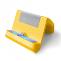 Pikkukuva 1 / 3: Nintendo Switch -teline, Nintendo Switch ja Nintendo Switch Lite/LED-latausteline (Keltainen)