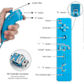 Miniatyrbillede 3 af 5: Blå Wii Remote Controller til Wii og Wii U Konsol