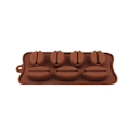 Miniatyrbillede 2 af 4: 7 Hulrum Kaffe Bønne Chokolade Fondant Form Værktøj Voks Smelte Kage Gele Mousse Kage Is Form
