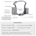 Miniatyrbillede 5 af 5: Air-Drop System Kaster Landing Gear til DJI Air 3 Drone - Kast Agns, Lever Mad