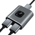 Miniatyrbillede 5 af 5: Hdmi-switch 4k Hdmi-splitter - Gana Prime Aluminium Bi-directional Hdmi-switcher 1 ind 2 ud (enkelt skærm) eller 2 indgange 1 udgang, understøtter 4k 3d Hd 108
