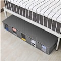 Miniatyrbillede 2 af 5: Non-woven opbevaringspose til seng, støvtæt og fugtsikker, foldbar 97×33×15cm, grå, 2 stk.
