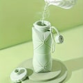 Miniatyrbild 2 av 5: Hopfällbar Vattenflaska 600ml - BPA-fri, Bärbar, Läckagesäker - Perfekt för Utomhusaktiviteter, Gym, Vandring & Resor Grön