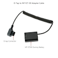 Miniatyrbillede 2 af 5: NP FZ100 Dummy Batteri til D-Tap for V-Mount BP Batteri til A7r3/A7M3/A7S3/Fx3 A9