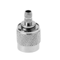 Miniatyrbilde 3 av 4: Tnc hannplugg Rf koaksialkontakt crimp forniklet for kabel Rg58 Rg142 Rg400 Lm