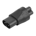 Miniatyrbillede 2 af 5: 3x IEC 320 C5 3-polet Hun til C8 2-polet Han Stikkonverter Strømforsyningsadapter