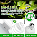 Miniatyrbillede 3 af 5: Uva Uvb 10.0 Reptilpære, 26w Dobbeltvirkende UV-lyspære, Kompakt Fluorescerende Lampe, Egnet Til Ørkenreptiler DFS