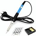 Miniatyrbillede 2 af 5: Loddejern kit, 60W justerbar temperatur elektronisk loddeapparat,