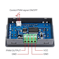 Miniatyrbild 2 av 5: ZK-PP1K Dubbelläges Signalgenerator LCD PWM 1Hz-150KHz Pulsfrekvens Driftcykel Justerbar Fyrkant W