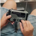 Miniatyrbild 3 av 4: Radio utomhus handvevad solcellsdriven multifunktionell radio