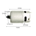 Miniatyrbilde 3 av 3: 14,4v 13-Tann Motor for Bosch GSR GSR14.4-2-li Psr14.4 Li-2 Slitesterk Drillermotor Reservedeler Metall