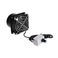 Miniatyrbillede 5 af 5: USB Hastighedskontrol Ventilator Røgabsorberende Emhætte Ventilator Rørkanal Udstødningsventilator USB Justerbar Hastighedsventilator