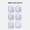 Miniatyrbillede 4 af 5: 2 stk., 2024 Planlægger 2024 Kalender 12 Måneders Planlægger 2024-2025 Daglig Ugentlig og Månedlig Agenda Notebook A7 PU Læder Cover Sort