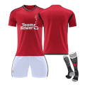 Miniatyrbilde 1 av 4: 2324 Red Devils hjemme trening drakt jersey sportsuniform menn og kvinner fotballuniform No number S