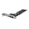 Miniatyrbillede 4 af 5: PCI til 1394A Kort, PCI til IEEE 1394A 4-Port FireWire Kort med 0,8M 6-Pin til 4-Pin 1394A Kabel