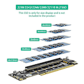 Pikkukuva 5 / 5: Dual NVMe PCIe -sovitin, PCIe 4.0 X16 - Dual NVMe & 1x Lisää PCIe X16 (X8 Signaali) -sovitin M.2 NVM:lle